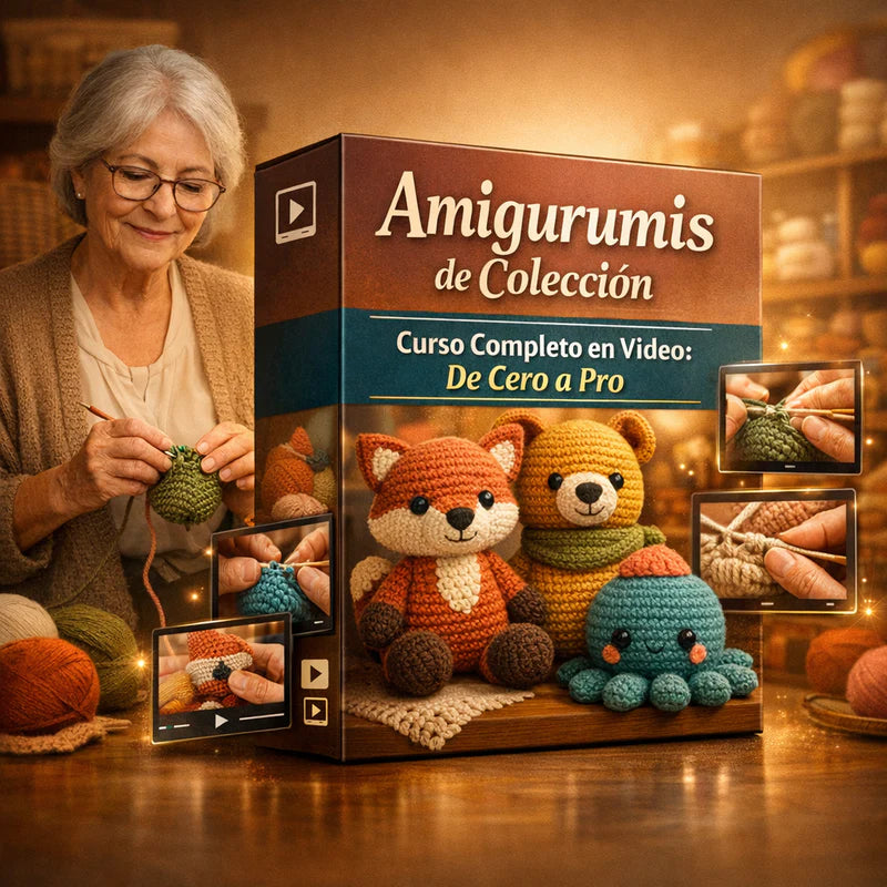 AMIGURUMIS DE COLECCIÓN • Curso Completo en Video